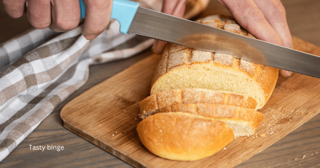 What type of knife is used to cut bread?